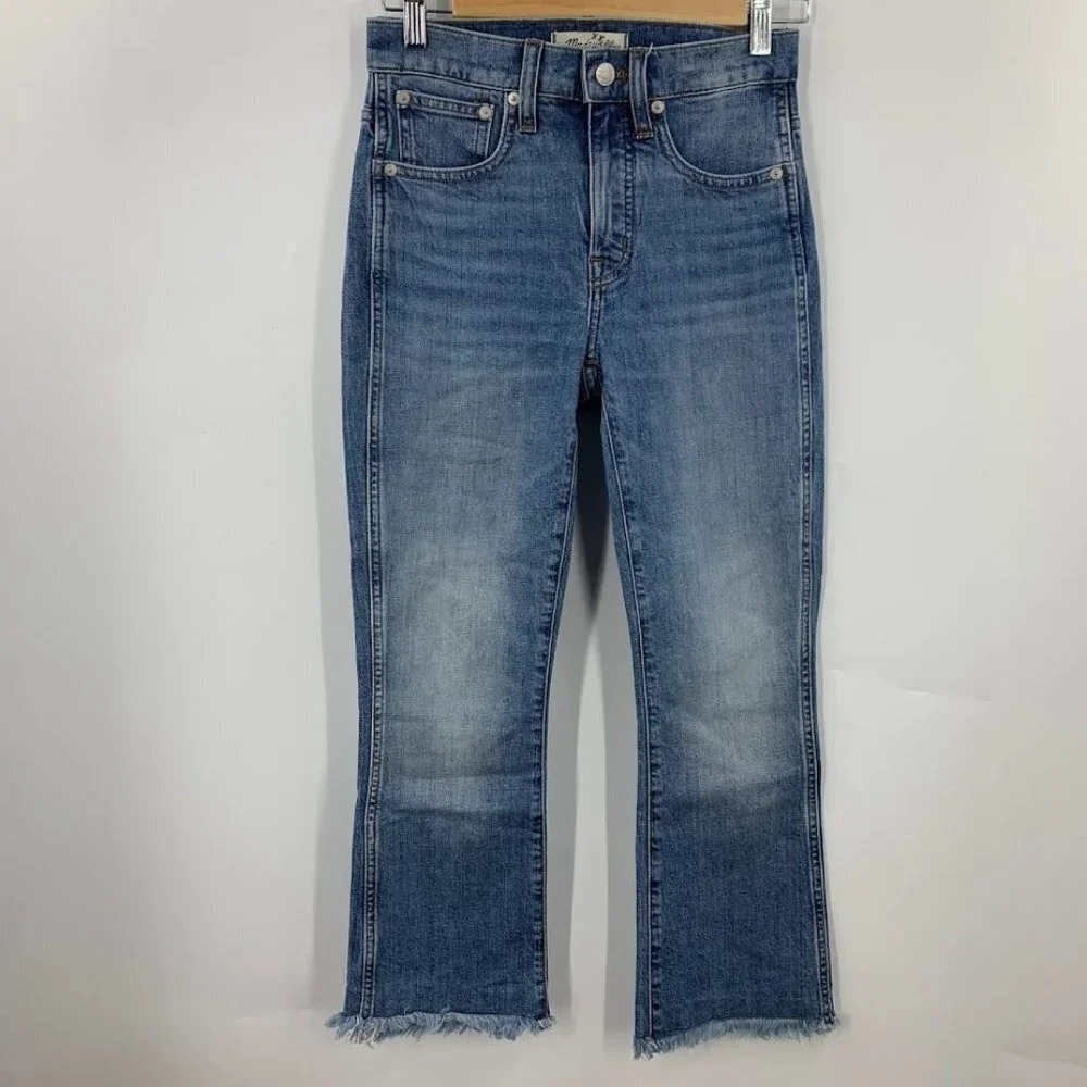 Madewell Women's Cali Demi-Boot Jeans in Comfort Stretch: Eco Edition Size 24